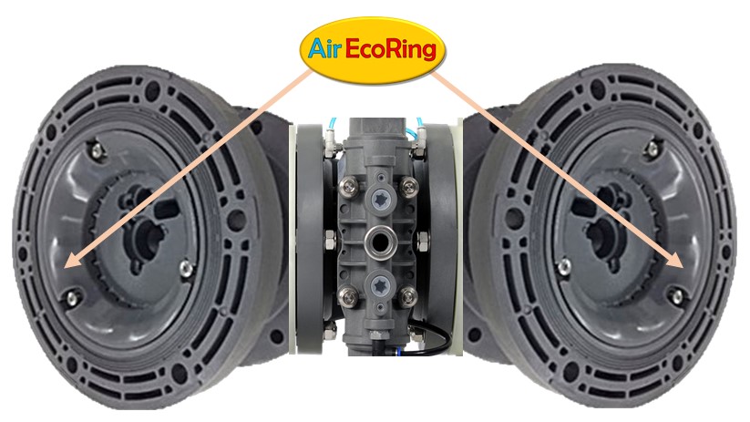 Compressed air-saving, yts patented air eco ring
