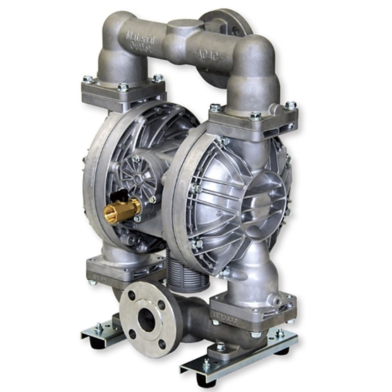 1 1/2 inch metallic air diaphragm pump. Aluminium, Stainless Steel, Cast Iron, Hastelloy. Yamada Technical Service. YTS
