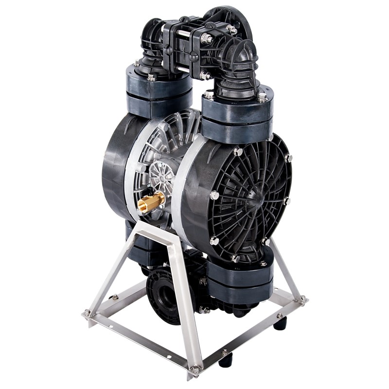 2" YTS Pure Polypropylene, PVDF, PTFE, ATEX Diaphragm Pumps D500. Options –Drum Pump, Split Manifold, Solenoid Controlled