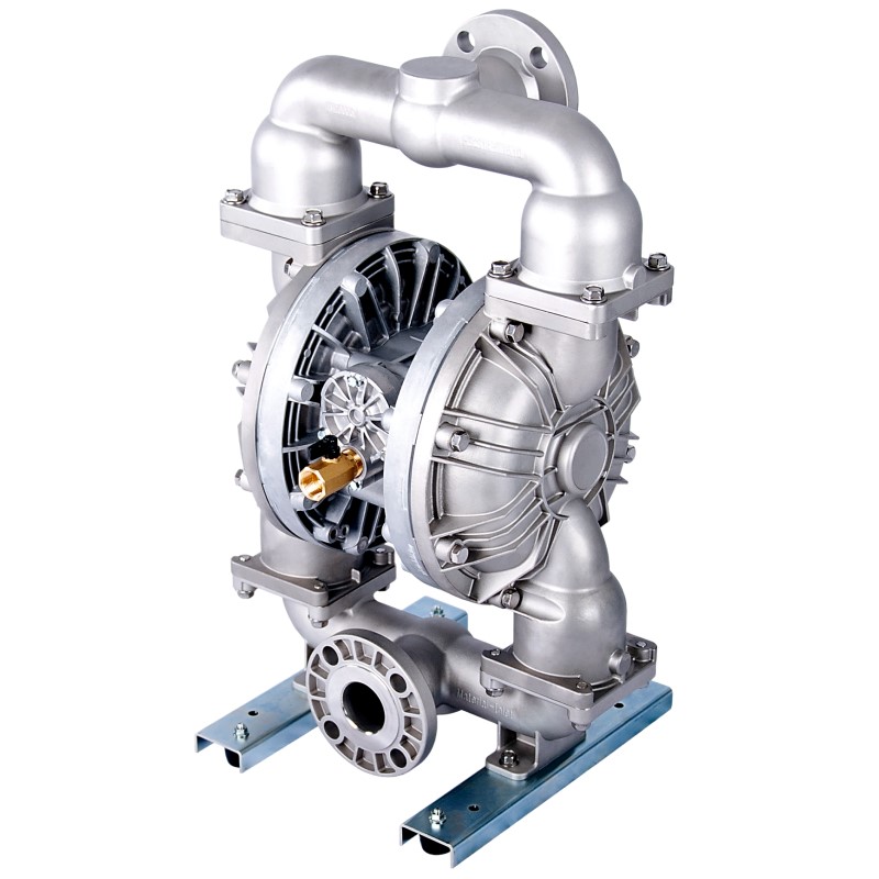 2 inch metallic air diaphragm pump. Aluminium, Stainless Steel, Cast Iron, Hastelloy. Yamada Technical Service. YTS